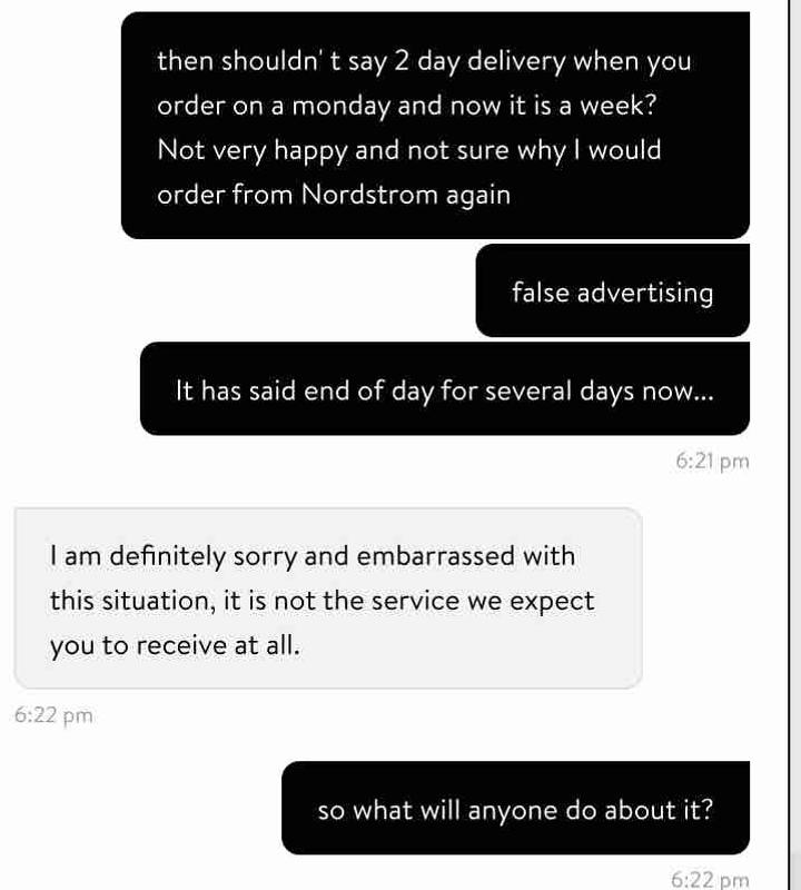 Customer photo for "shipping is horrible"