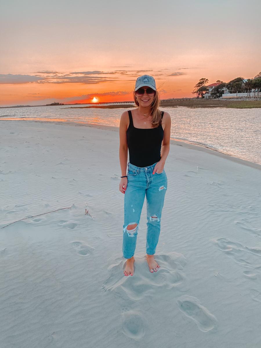 Customer photo for "Comfortable and flattering"