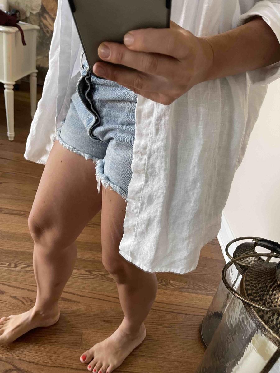 Customer photo for "Parker shorts"