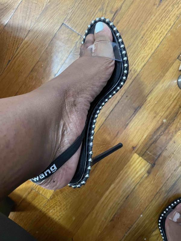 Customer photo for "gorgeous shoe but difficult to walk in"