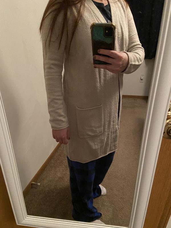 Customer photo for "Soft, Warm and True to Size!"