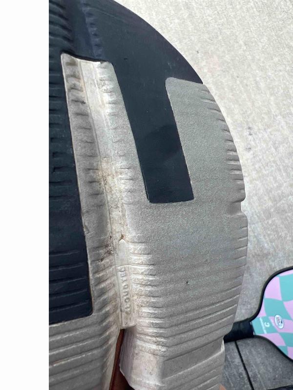 Customer photo for "tread already gone"