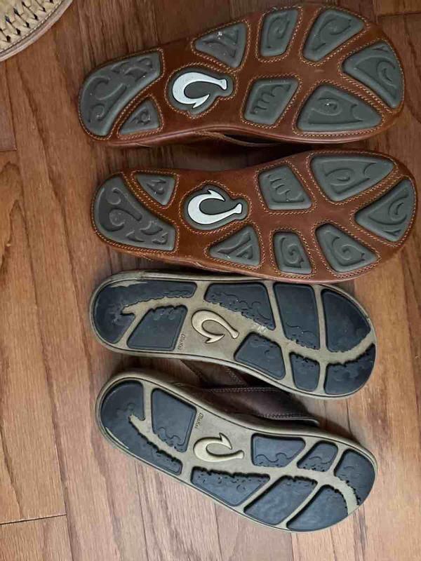 Customer photo for "Olukai is great, love these"
