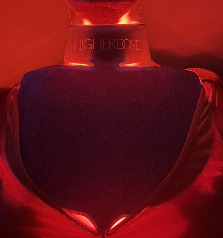 Customer photo for "Red light neck and chest enhancer"