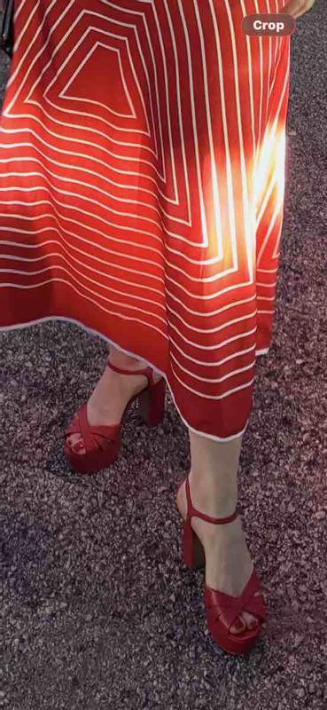 Customer photo for "best platform shoe"