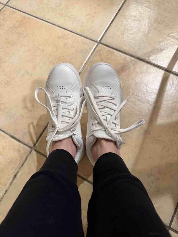Customer photo for "laces too long"