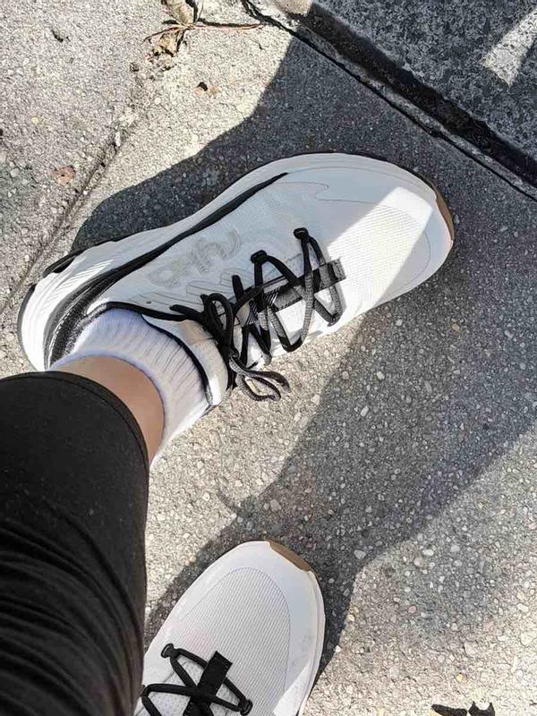 Customer photo for "great walking sneaker"