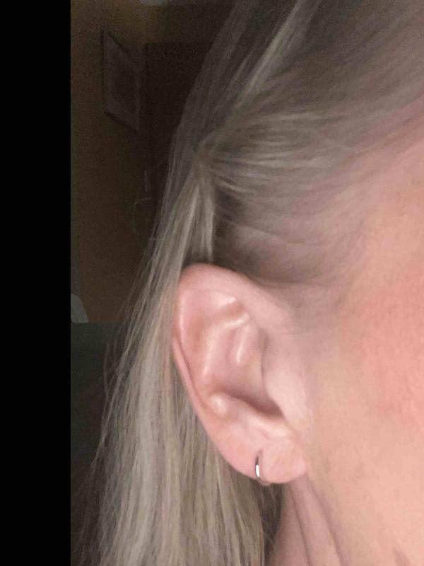 Customer photo for "Absolutely Love these Earrings"