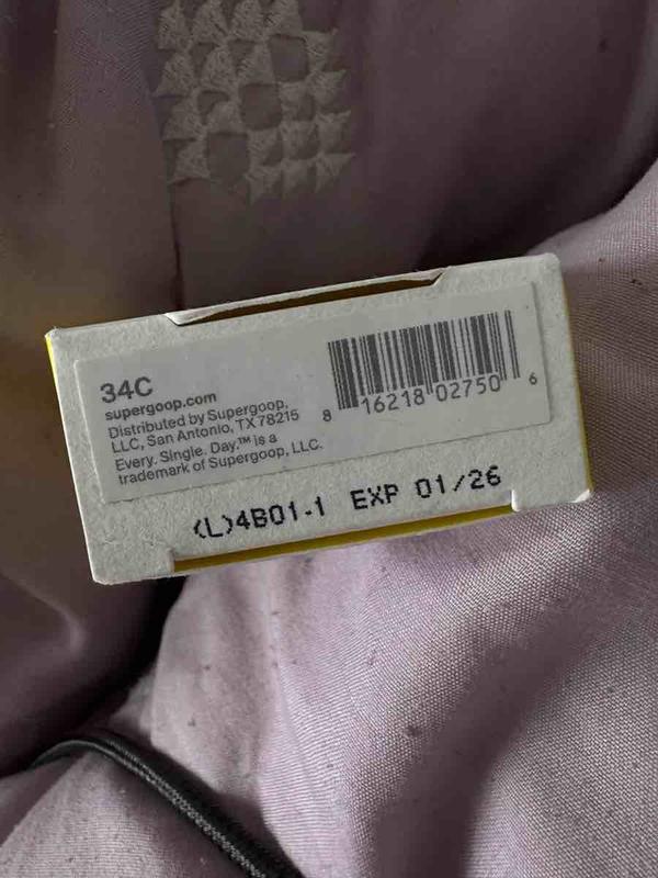 Customer photo for "Received an expired item"