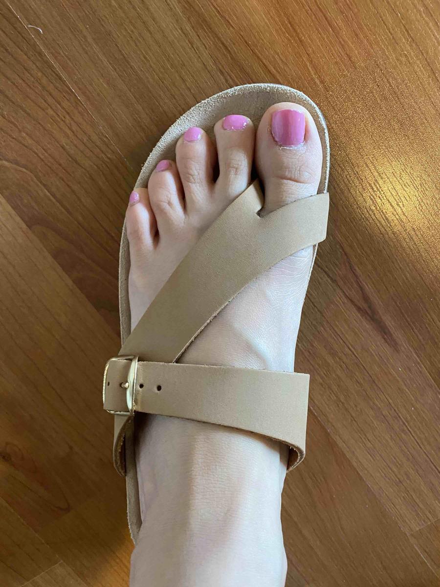 Customer photo for "Great arch support! Runs small!"