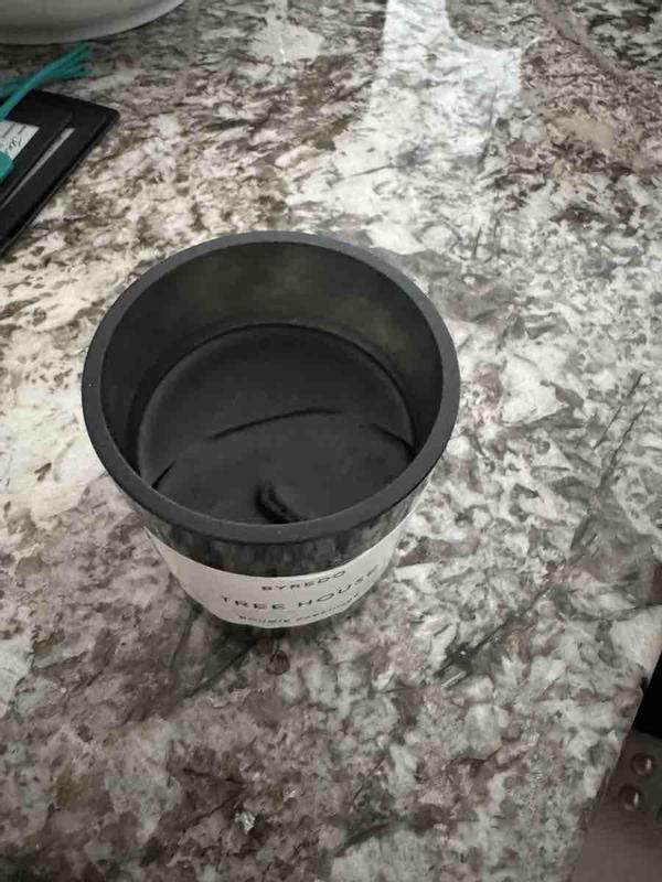 Customer photo for "do not buy this candle"
