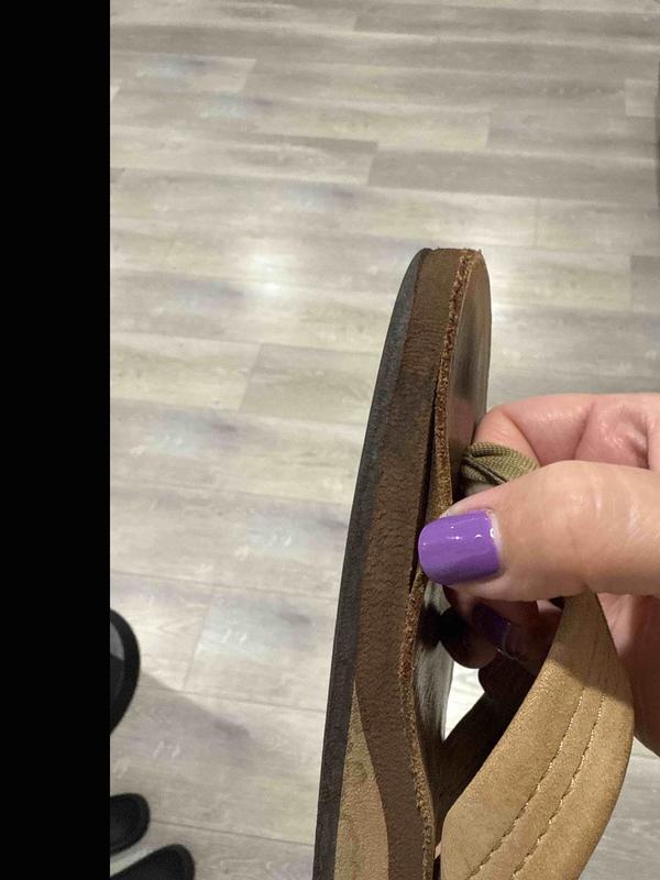 Customer photo for "sandal sole separation"