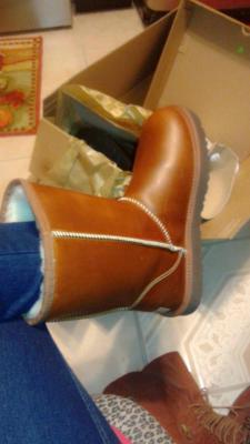 Customer photo for "First pair of Ugg boots"