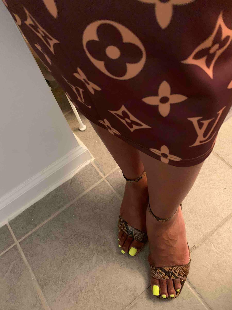Customer photo for "lauralie ankle strap"