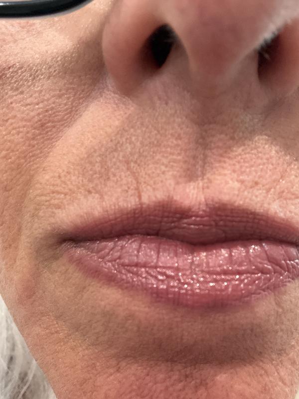 Customer photo for "Plum is my color"