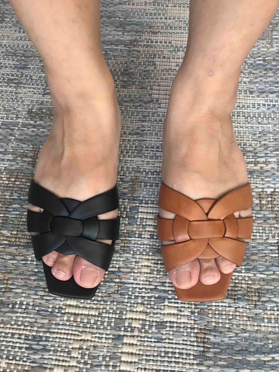 Saint Laurent Tribute Nu Pieds Slide Sandal (Women) Nordstrom