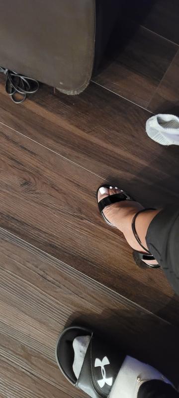 Customer photo for "Sexy ankled red bottoms"