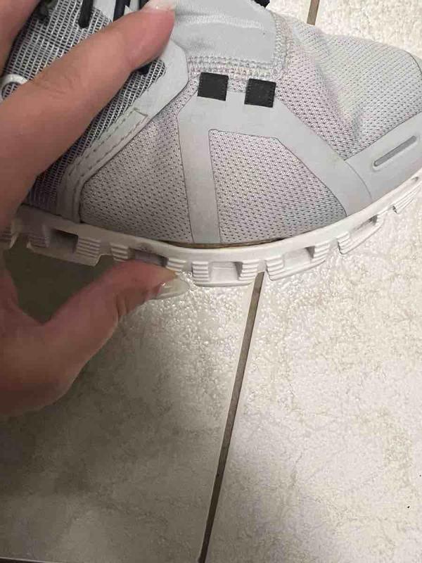 Customer photo for "falling apart after a few wears"