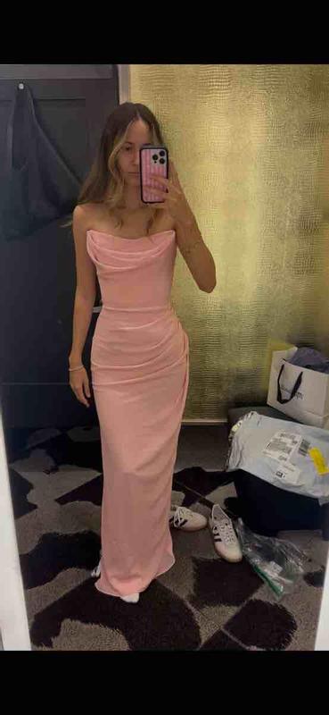 Customer photo for "so flattering and surprisingly comfortable"