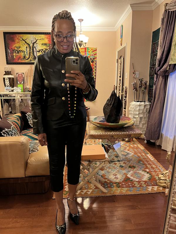 Customer photo for "Nice Jacket BUT Buttons AND Shipping"