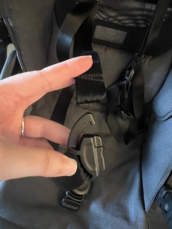 Customer photo for "Overall great stroller but the straps need work"