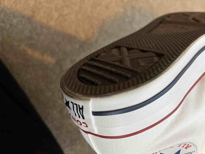 Customer photo for "Shoes look worn"