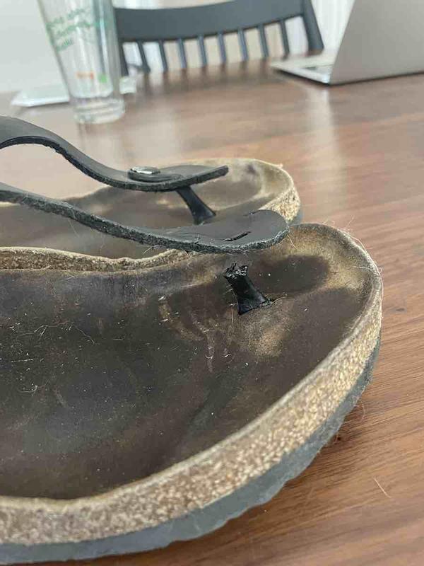 Customer photo for "lasted less than a year"