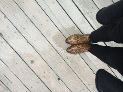 Customer photo for "So-cal, rain ready booties"