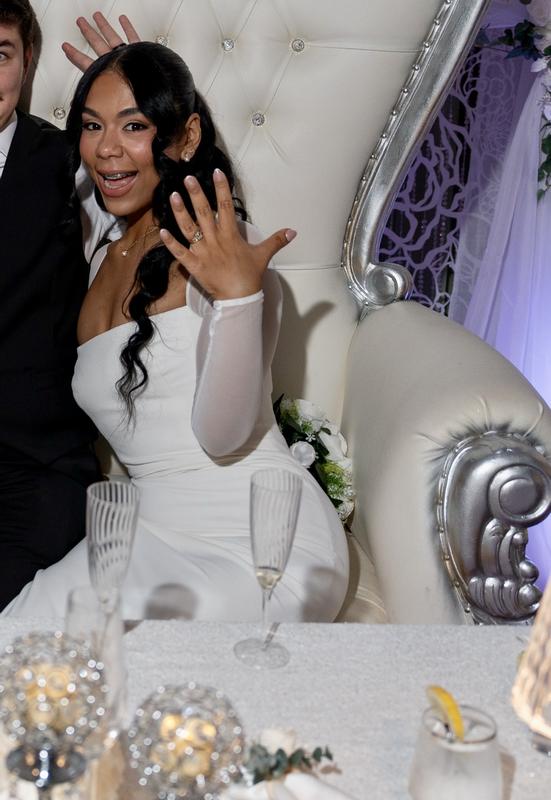 Customer photo for "Perfect Reception Dress!"