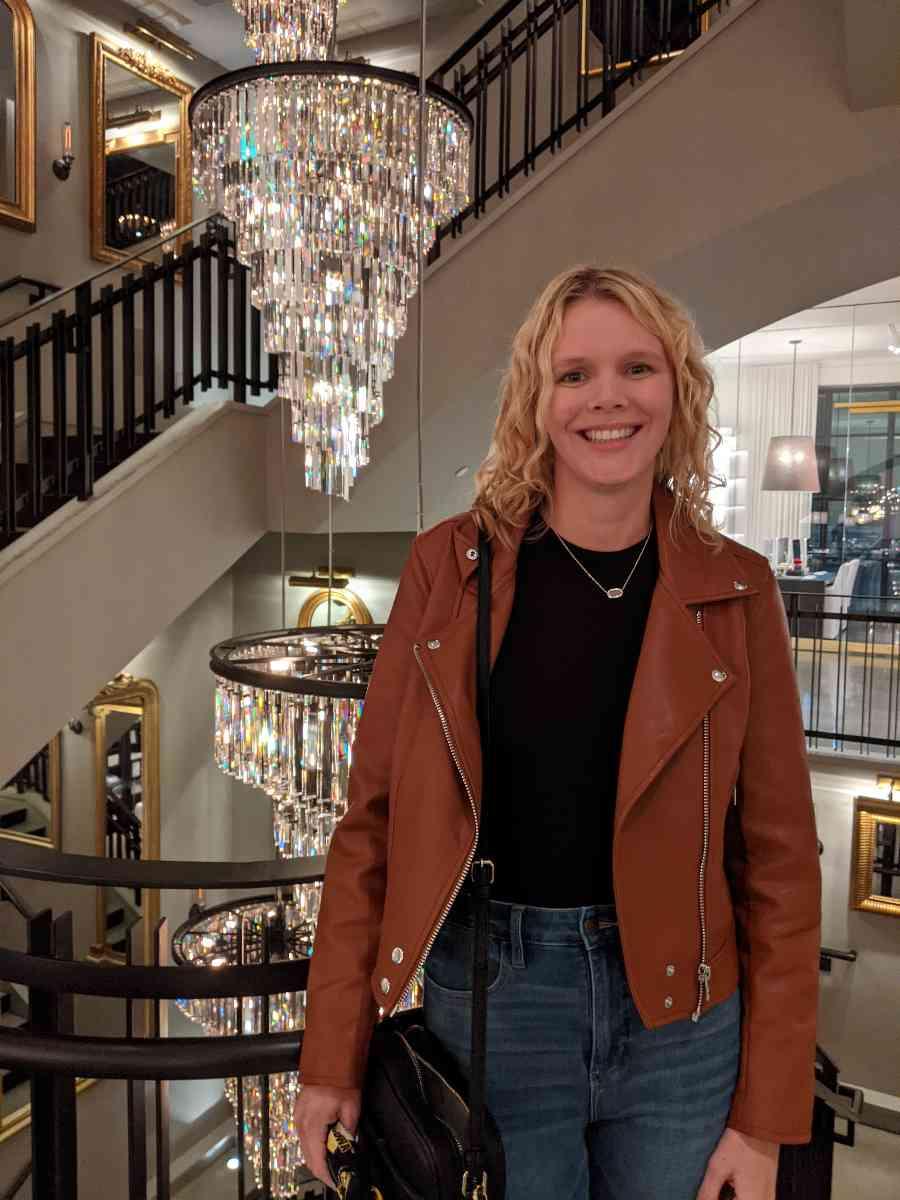 Customer photo for "Gorgeous jacket! Fits perfectly"