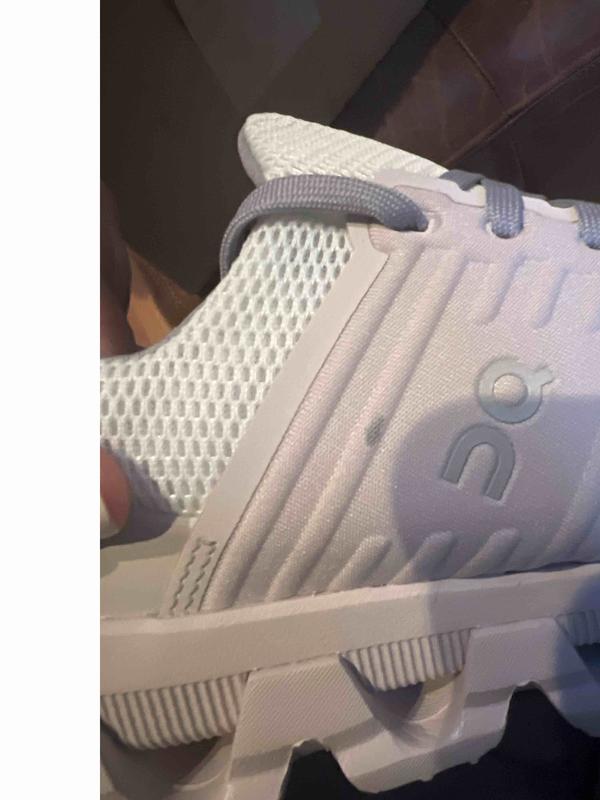 Customer photo for "came with stain on shoe"
