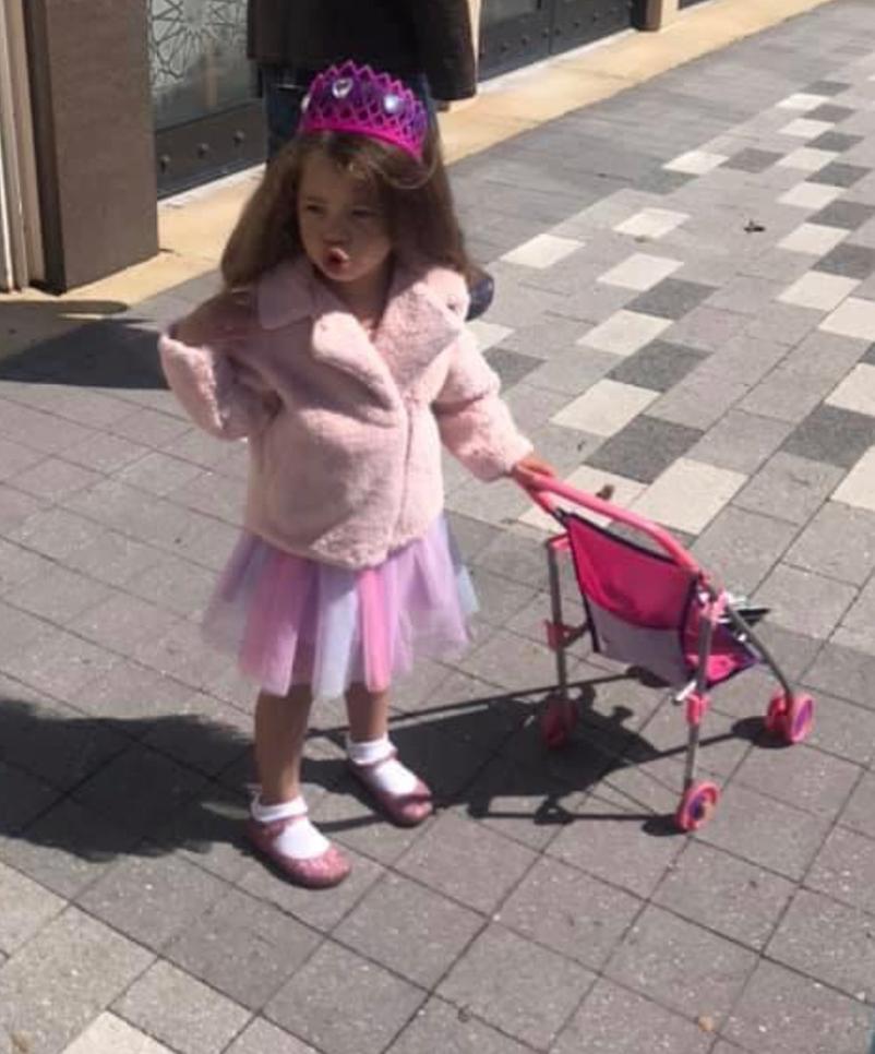 Customer photo for "Toddler Fashionista Seal of Approval"