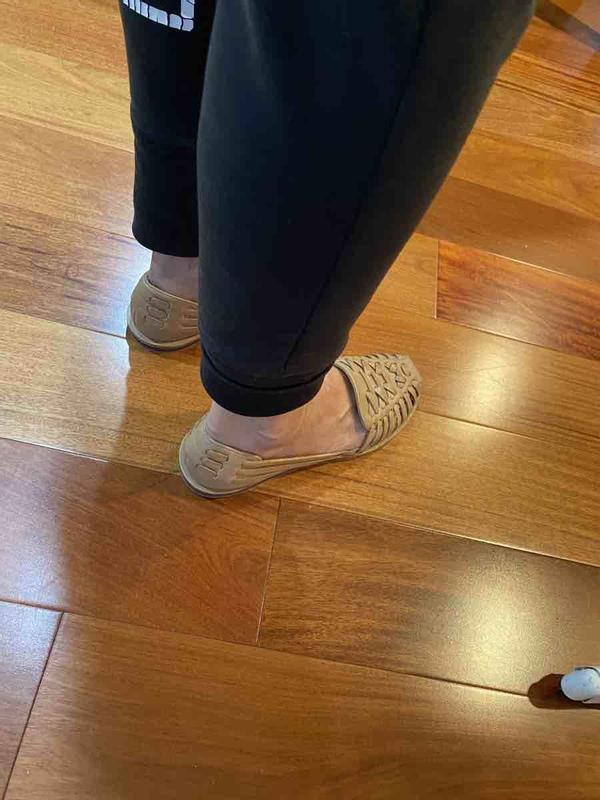 Customer photo for "comfortable right out of the box"