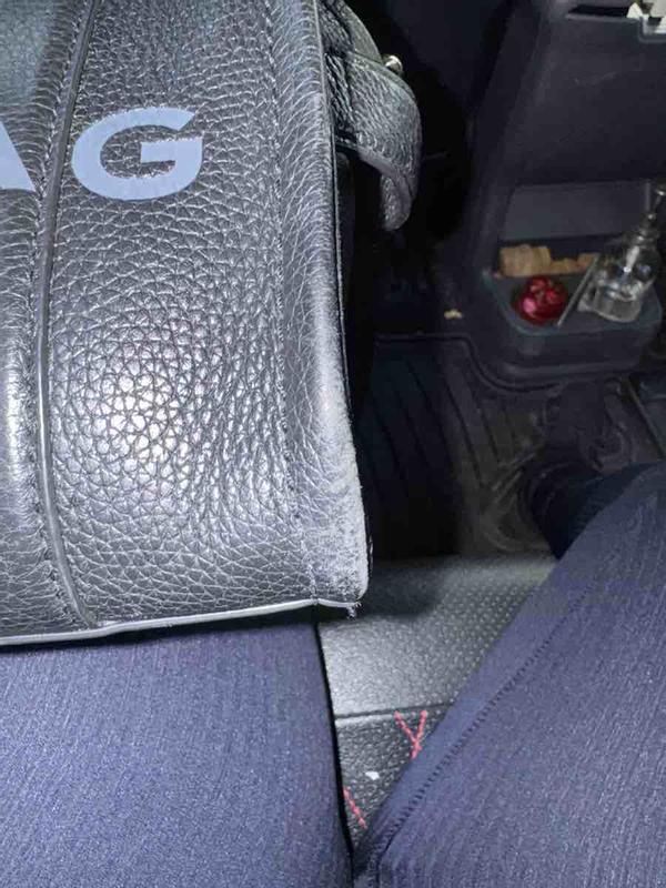 Customer photo for "Not authentic leather"