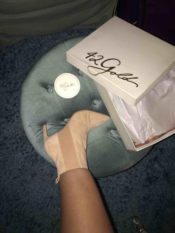 Customer photo for "omg these are sooo soft and comfy !BootSeason!"