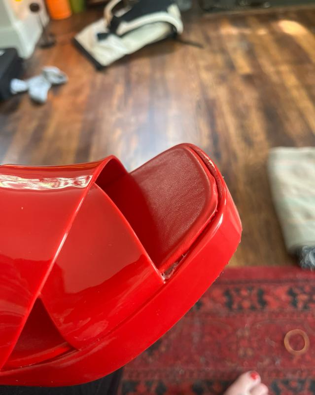 CHEAP! Glue showing.