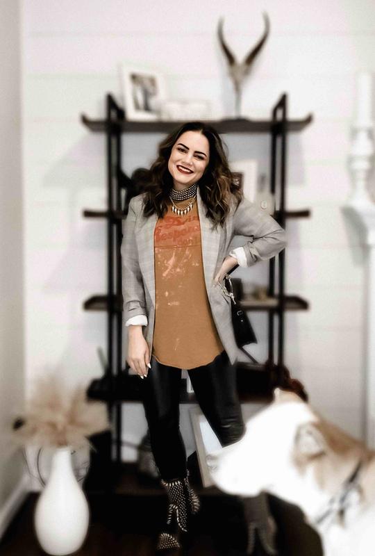 Customer photo for "BEST faux leather leggings"