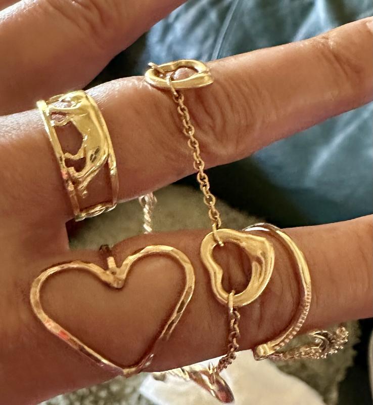 Customer photo for "Not a yellow gold - more like copper color"