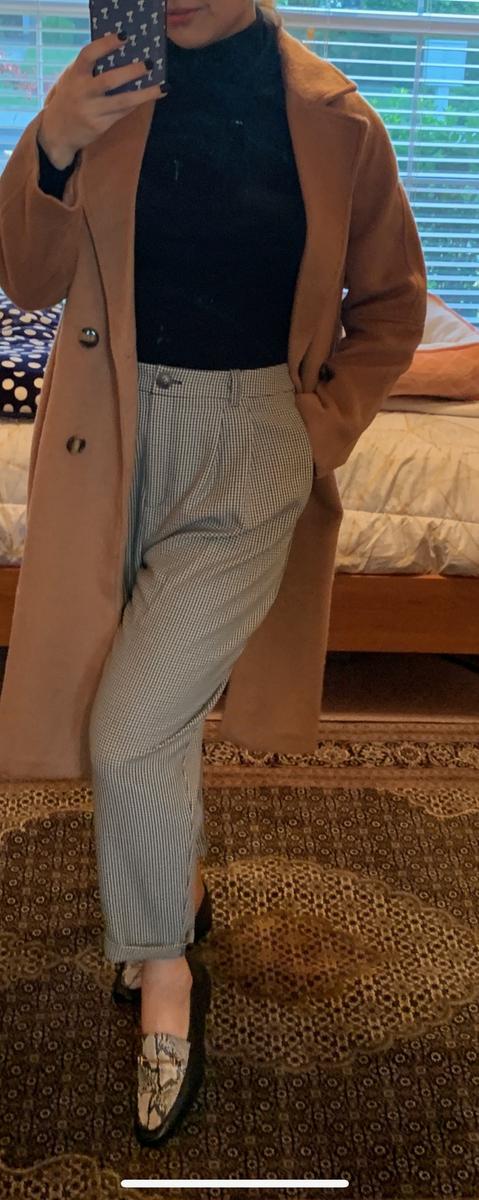 Size down! Classy but needs to be styled well