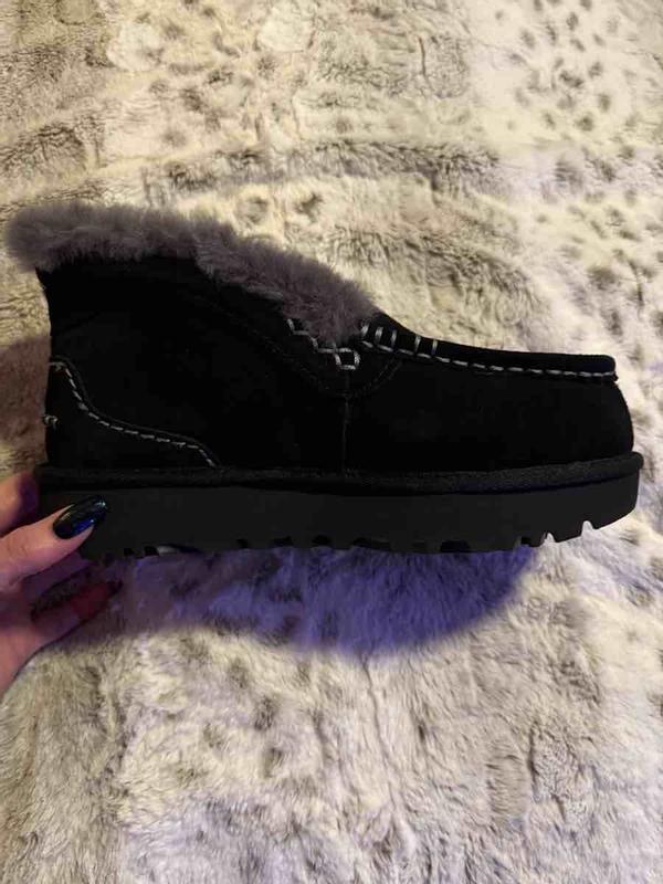 UGG® Ansley Parc Genuine Shearling Platform Slipper (Women