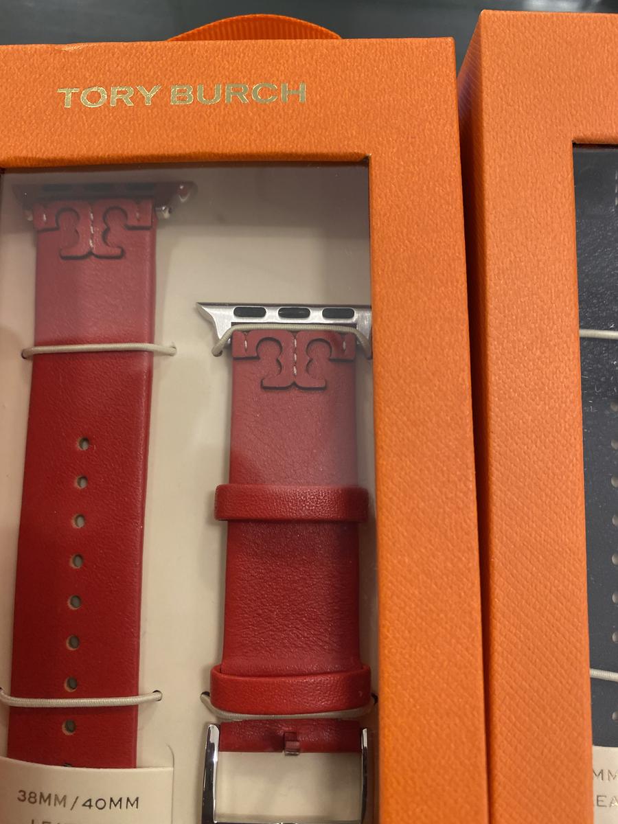 65%OFF【送料無料】 【Tory Burch】McGraw Apple Watchバンド 腕時計用ベルト・バンド Tory Burch McGraw Leather Band for Apple Watch®, 38mm/40mm | Nordstrom