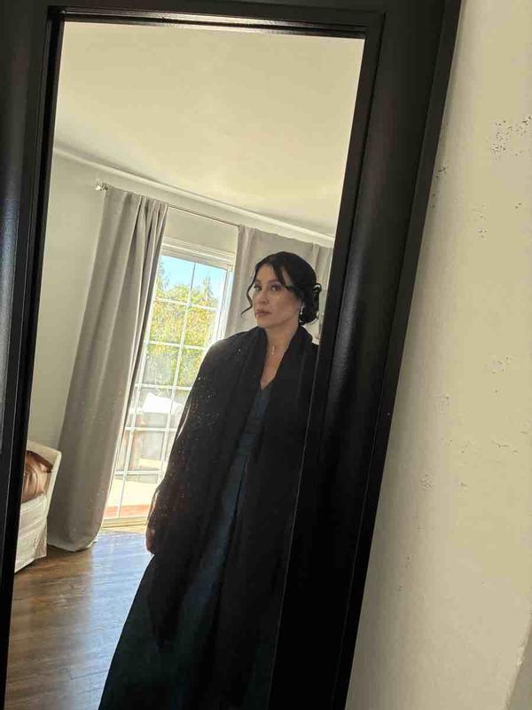 Customer photo for "Stunning, Elegant, and So Comfortable"