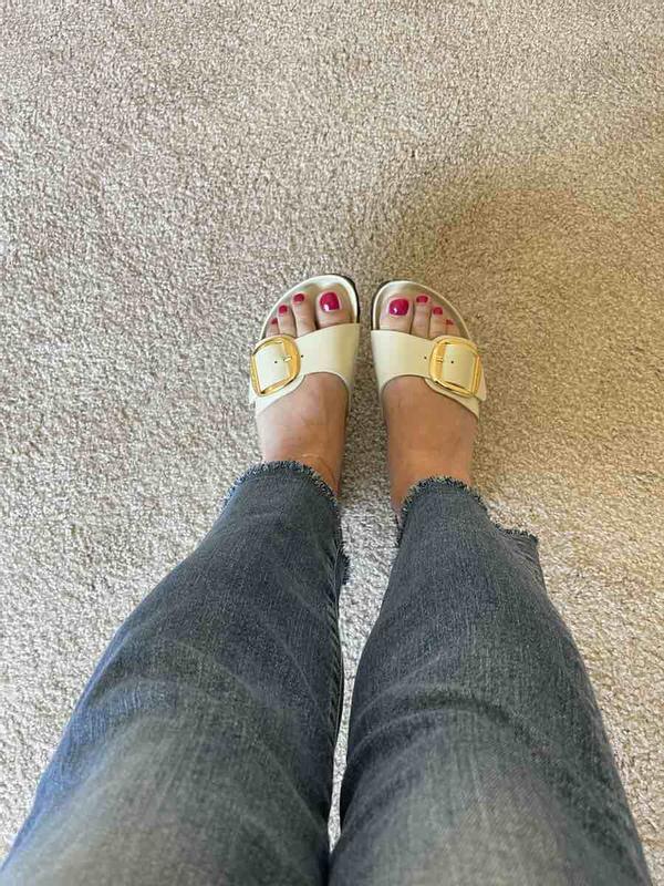 Customer photo for "My feet love them"