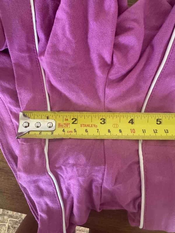 Customer photo for "uneven inseam"