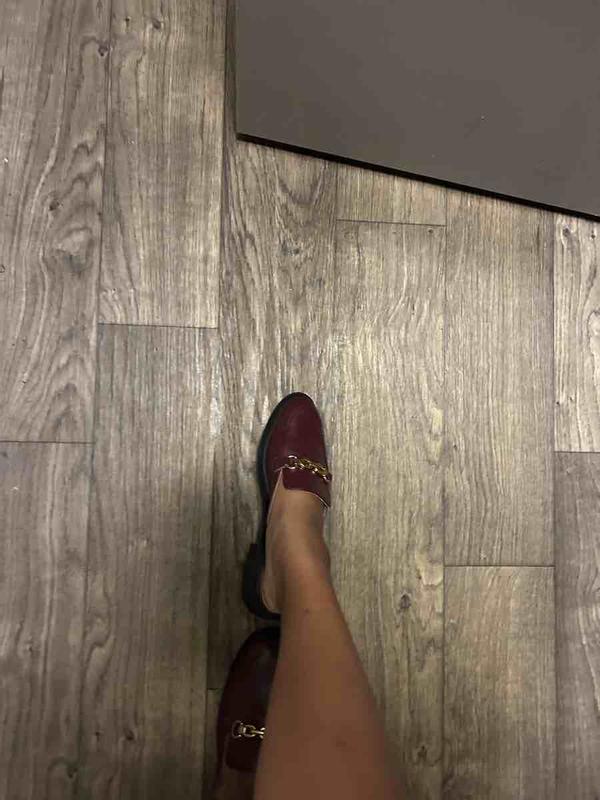 Customer photo for "cute, comfy mules"