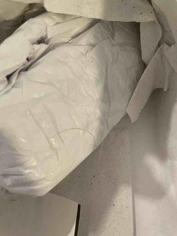 Customer photo for "Shoes are fine but the packaging was gross"