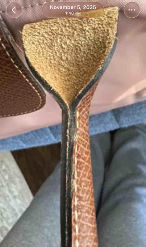 Customer photo for "Malformed Leather Straps"
