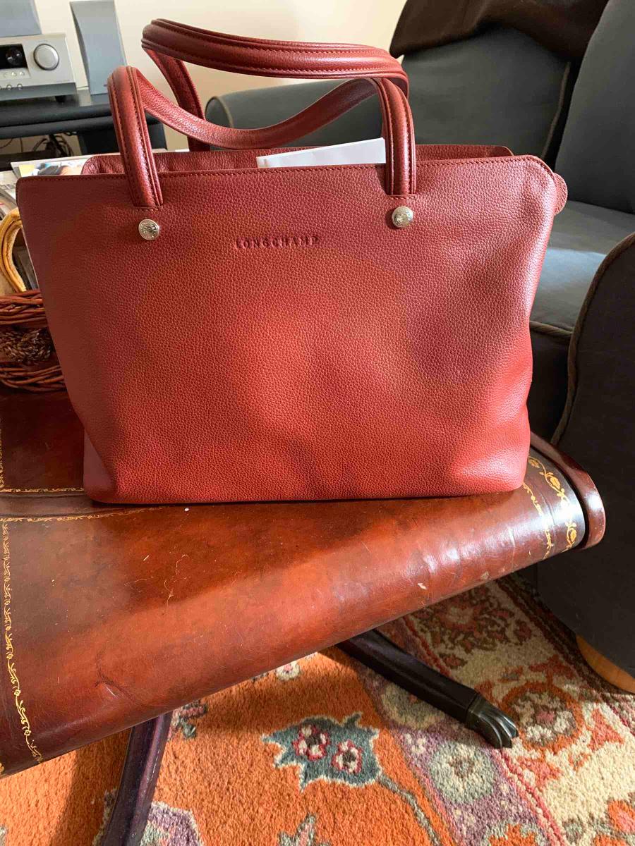 longchamp le foulonne leather tote