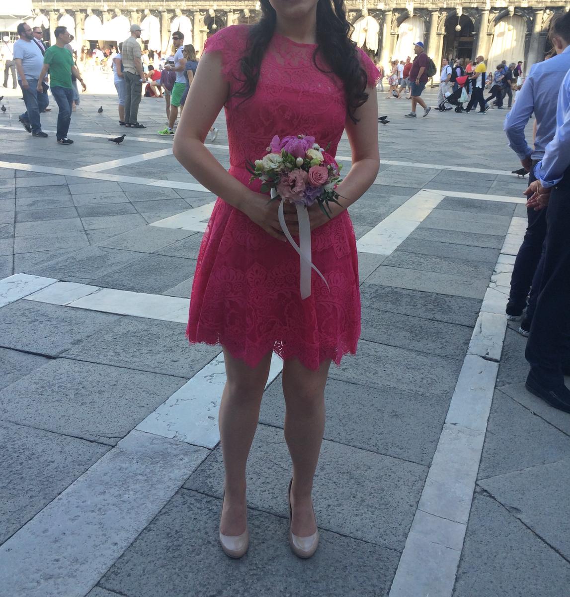 Customer photo for "Fun bridesmaid's dress"