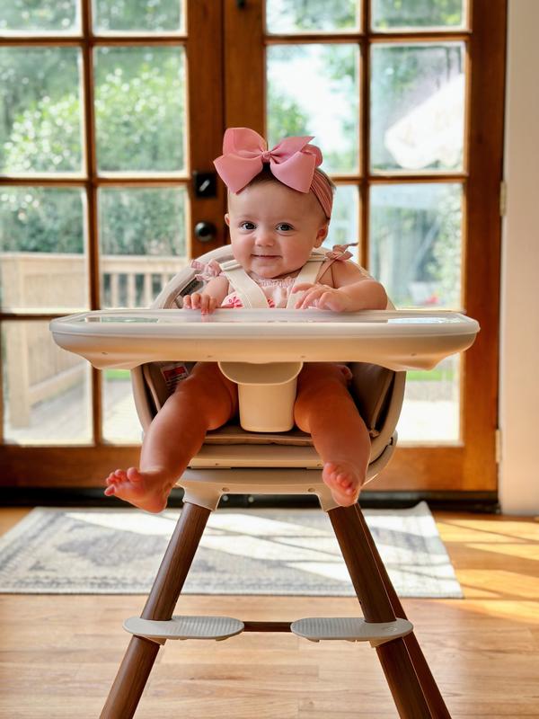 Customer photo for "Luxurious neutral highchair"